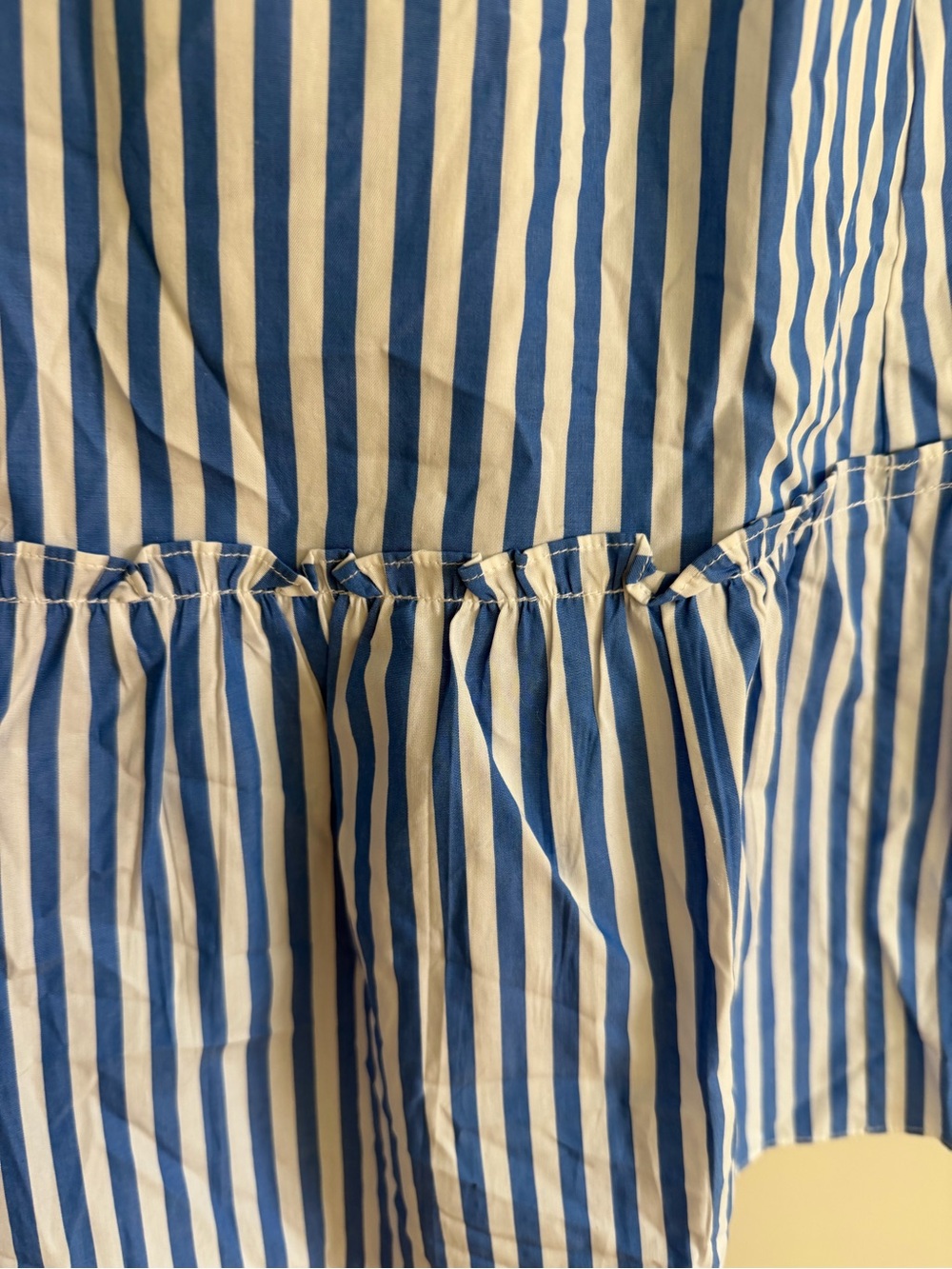 Hill House Home The Louisa Nap Dress Blueberry Stripe (121) - Picture 3 of 6